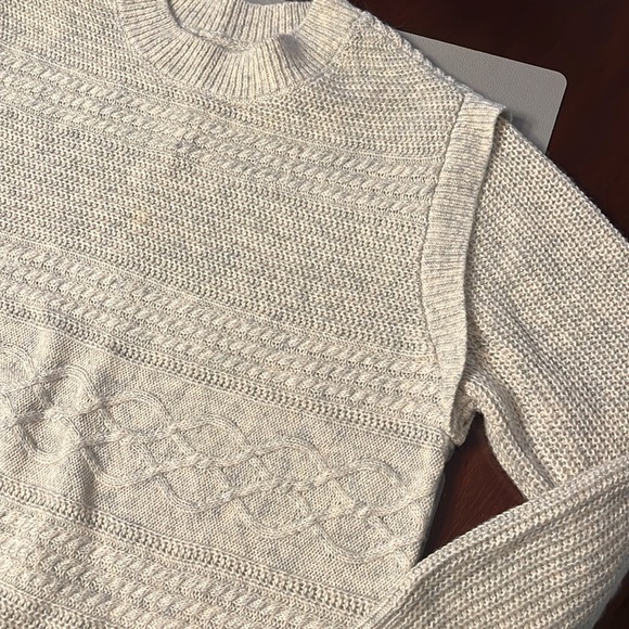 EUC Loft Sweater Gray Small - Picture 3 of 7